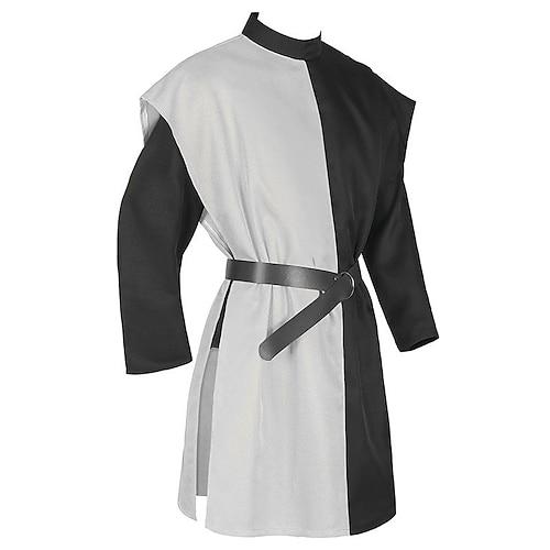 Mittelalterlich Renaissance Cosplay Kostüm Maskerade Tunika Wikinger Kreuzritter Kostüm Herren Vikinger Fantasie Maskerade Party / Abend Erwachsene Trikot / Einteiler