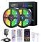 led smart strip lights 20m rgb music sync 12v wasserdichter led-streifen 2835 smd farbwechsel led-licht mit bluetooth controller adapter für schlafzimmer home tv hintergrundbeleuchtung diy decor