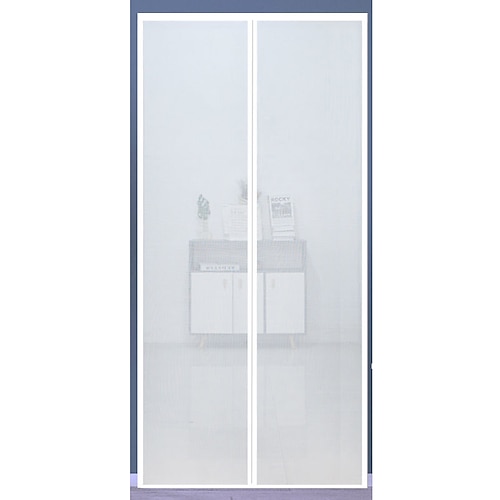 fliegengitter balkontür Magnetgittertür tragbar,Fliegen-oder Insektengitter magnetisch,Moskitonetz für Schiebetür Garage Terrasse Küche Wohnzimmer Fensterzimmer Schlafzimmer,Bar,Haustier Kinder Image