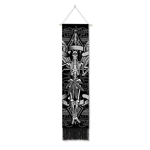 Böhmischer Mandala-gewebter Wandteppich, nordisches Wohnzimmer, Schlafzimmer, Heimdekoration, Boho-Wandteppich, Eingang, Wandbehang, Quaste Image