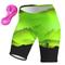 Damen Radunterhose Radhose Fahhrad Gepolsterte Shorts / Gämse Unten MTB Mountain Rennrad Sport Graphic 3D-Pad Radfahren Atmungsaktiv Schnelltrocknend Rosa Orange Spandex Bekleidung Fahrradbekleidung