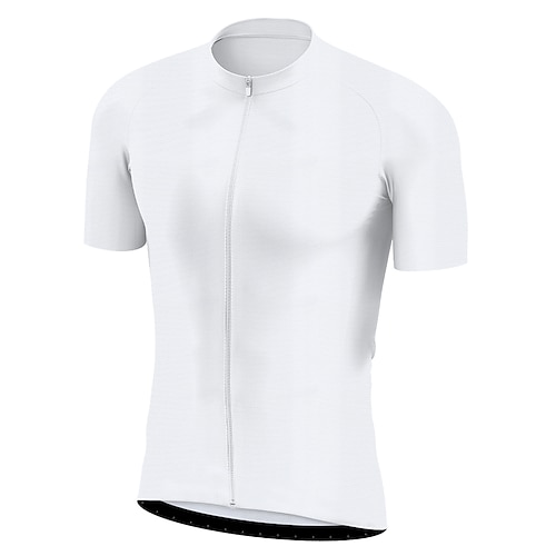 Herren Radtrikot Farbblock Patchwork Horizontale Streifen Kurzarm Fahhrad Trikot Oberteil mit 3 Gesäßtaschen Mountainbike MTB Straßenradsport Schnelltrocknend Weich Reflektierende Streifen Image