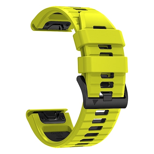 Uhrenarmband für Garmin Fenix 7 7X 6 6X Pro Forerunner 955 945 935 Instinct 2X Solar Epix Approach S62 S60 Marq Descent G1 Quatix Silikon Ersatz Gurt 26mm 22mm Quick Fit Sportarmband Armband Image