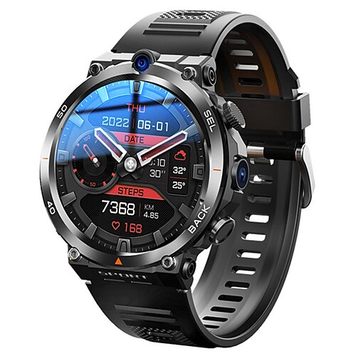 Neue Smart Watch 1,5 Männer HD Dual-Kamera GPS 4G Smartwatch Videoanrufe WIFI Wasserdicht NFC APP Download Sport Fitness Frauen Smartwatch