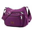 Leichte Umhängetasche aus Nylon für Damen – lässige Schultertasche mit mehreren Taschen für den Alltag, Reisen und Einkaufen