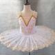 ballett tutu kleid kinder dancewear kristall spitze druck stickerei mädchen training leistung ärmellos hoch elastan spitze tüll