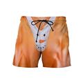 Herren Shorts Kurze Hosen Sommer-Shorts Strandshorts Kurze Hosen Kordelzug Elastische Taille 3D-Druck Graphic Atmungsaktiv Weich Kurz Casual Täglich Festtage Strassenmode Hawaiianisch Weiß Gelb