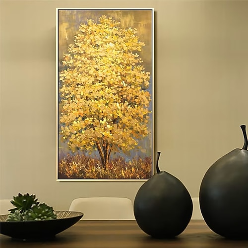 Hang-Ölgemälde Handgemalte Horizontal Abstrakt Landschaft Modern Ohne Innenrahmen (ohne Rahmen) Image