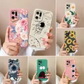 Custodia per Oppo Find X5 Pro Lite Fiore squisito Funda Custodia morbida in silicone liquido Protezione fotocamera Cover posteriore per Oppo Find X 5 Paraurti