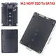 SATA3.0 6Gbps M.2 NGFF SSD a SATA3 scheda adattatore M2 NGFF SSD a SATA3.0 scheda adattatore disco