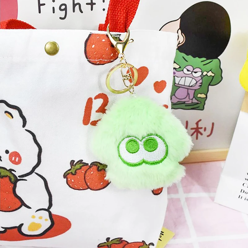 Splatoon Inkling peluche portachiavi Anime arancione rosso Inkling Kawaii animale zaino ciondolo morbido farcito cartone animato giocattolo bambola regalo per bambini