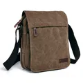 Borsa Casual borse a tracolla singole Vintage Canvas Fashion New 2024 Zipper Ipad Bag borsa per