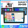 "7 ""/9""/10 ""Android 11 autoradio Androidauto Carplay 2 Din GPS Car Audio Automotive Multimedia Player"