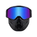 Occhiali per casco da moto occhiali da Motocross antivento rimovibili occhiali da sole per casco