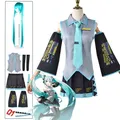 Miku Costume Cosplay Classics Hot Anime Midi Dress parrucca Miku Cos vestiti puntelli donna ragazza