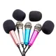 Mini microfono portatile microfono da Studio Stereo portatile da 3.5mm KTV Karaoke per Smartphone