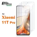 Proteggi schermo per Xiaomi 11T Pro Vetro temperato 9H HD Custodia trasparente trasparente in alluminio ad alto contenuto