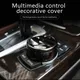 Copertura della manopola del pulsante multimediale per auto in ceramica nera per BMW X1 F25 X3 X4 F15 X5 F16 X6 1 2 3 5 serie F10 F20 F30 F34 interni auto