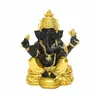 1 pz Ganpati elefante statua elefante indù dio statua Lord Ganesha Figurine elefante dio scultura