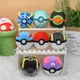 Kawaii Pokemon Poké Master Ball Soft Plush Toys Cute Anime Great Ultra Dusk Ball Stuffed Animals