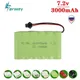 Upgrade 7.2v 3000mah NiMH Battery For Rc Toys Cars Tanks Trucks Robots Guns Boats AA Ni-MH 7.2v