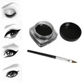 Black Eyeliner Cream Waterproof Beauty Cosmetics Long Lasting Eyeliner Gel Eyeshadow Makeup Tools