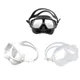 Wide View Snorkel Mask Anti-fog Tempered Glass Diving Mask Practical Snorkel Diving Mask with