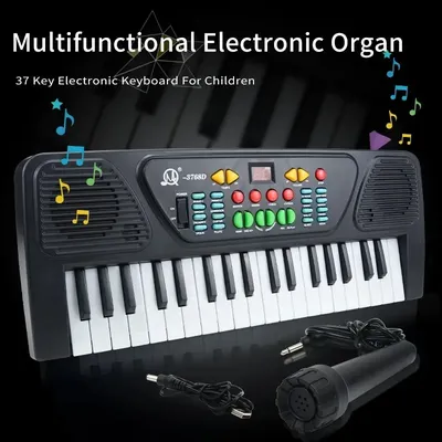 Kids Keyboard Piano 37 Key Portable Electronic Piano for Kids Digital Music Piano Keyboard
