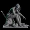 1/24 Scale Resin Figure Model Kit Fantasy Hobby Miniature Statue Injured Female Elf Warrior