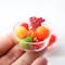 Accessori per la casa delle bambole Mini modello di cibo in miniatura frutta succo d