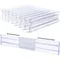 1PC Drawer Dividers Organizers Adjustable Cabinet Storage Clothes Drawer Organizer Clear Drawers
