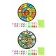 Dart Board for Kids Animal Theme Dart Games Dart Plate Dartboard Game Set 29" Target Board with 12