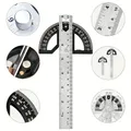 1pc 8/12 Inch Angle Ruler Adjustable Multi-Angle Ruler Metric & inch Right Protractor Tools T-Type