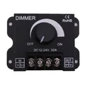 30A LED Dimmer DC 12V 24V 360W Adjustable Brightness Lamp Strip Lamp Driver Single Color Light Power