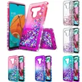 For LG K51/LG Q51/LG Reflect/LG Stylo 6 Shockproof Glitter Liquid Bling Diamond Quicksand Case Phone