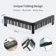 61-Key Foldable Electronic Piano Folding Digital Piano 61 Keys Sensitive Piano Keyboard for