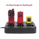 Baofeng UV5R Charger Multi Unit Battery Six Way Fast Charger Desktop Multi Charging Dock Base Two