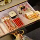 Acrylic Cosmetics Storage Box for Lipstick Jewelry Makeup Organizer Desktop Storage Rack Layered