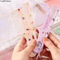 New 2Pcs/Set Cute Kids Hairdressing Comb Anti-static Pointed Tail Comb for Girls Whale Dinosaur