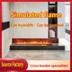 Electric Fireplace Colorful Simulation Realistic Flame with Remote Control New Design 3D Water Steam