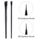 2pcs Eyebrow and Eyeliner Makeup Brushes Set Small Angled Blade Liner and Brow Contour Brushes for