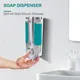 1PCS 350ml Hand Soap Shampoo Dispenser Wall Mount Shower Liquid Dispensers Containers for Bathroom