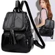 Summer 2023 Women Leather Backpacks Fashion Shoulder Bags Female Backpack Ladies Travel Backpack