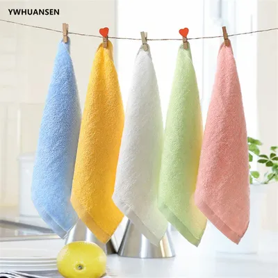 5pcs/lot 25*25cm ULTRA SOFT Baby Bath Washcloths Rayon from Bamboo Towels Perfect Baby Gifts Baby