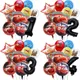 9pcs Disney Cars Party Balloons Lightning McQueen 32" Number Balloon Set Baby Shower Birthday Party