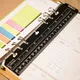 Filofax Loose-leaf Notebook A5 A6 Bookmark Ruler Straight Rulers Tool For Kids Student Gift School