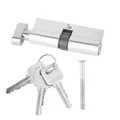 Door Lock UPVC Anti Pick 35/35 + 3 With Keys Kit Thumb Turn Cylinder Security Lock Metal Mailbox