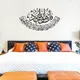1pc Muslim Style Wall Decoration Stickers Pvc Self-Adhesive And Removable High Quality Decoration