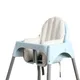 Baby High Chair Cushion Inflatable High Chair Cover Pad Reversible Supporting Cushion for High Chair