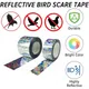 50-80m Roll Anti Bird Repellent Flashing Reflective Double-sided Bird Repeller Pest ControlTape Fox